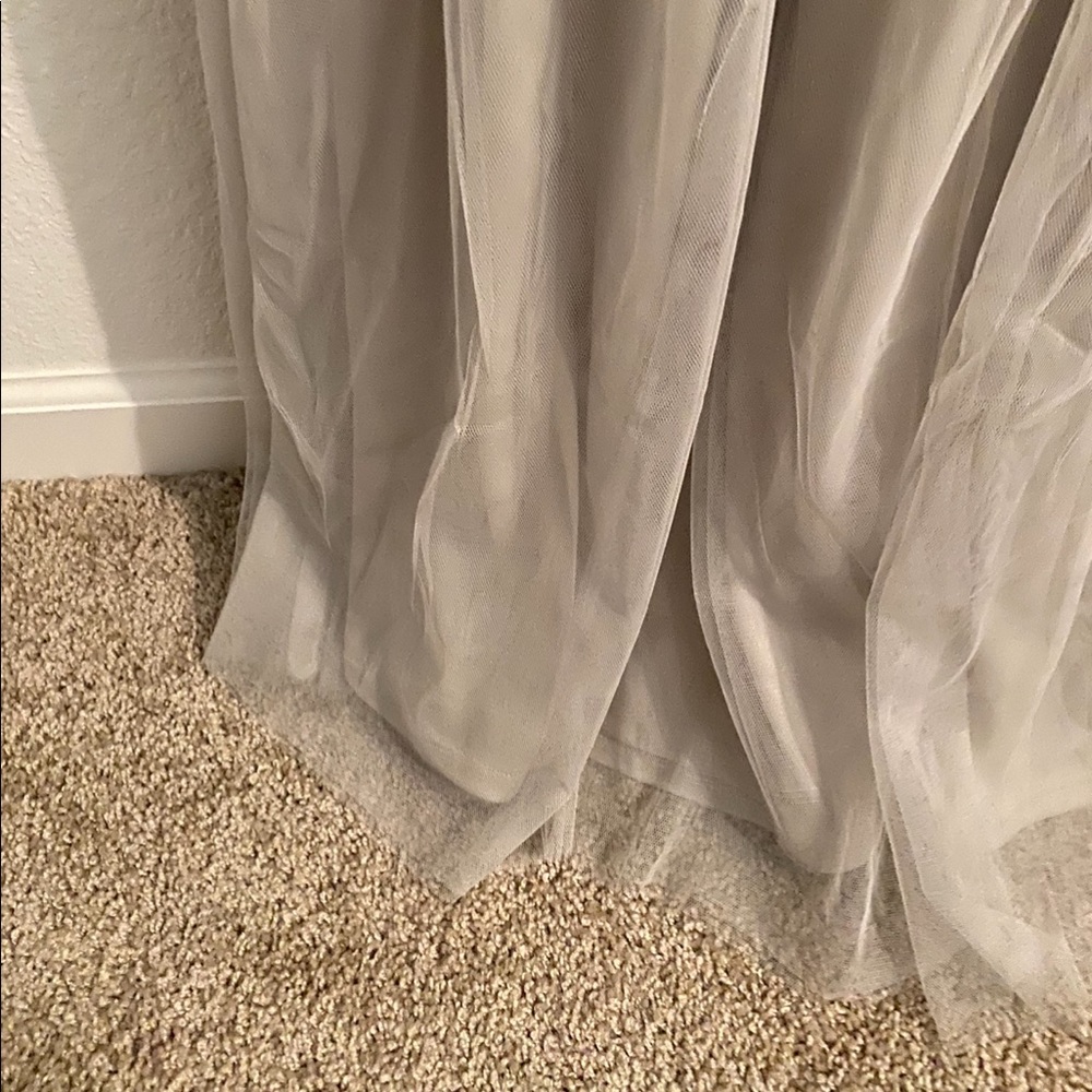 New Morning Lavender Audrey Tulle Gown in Grey - Picture 10 of 11